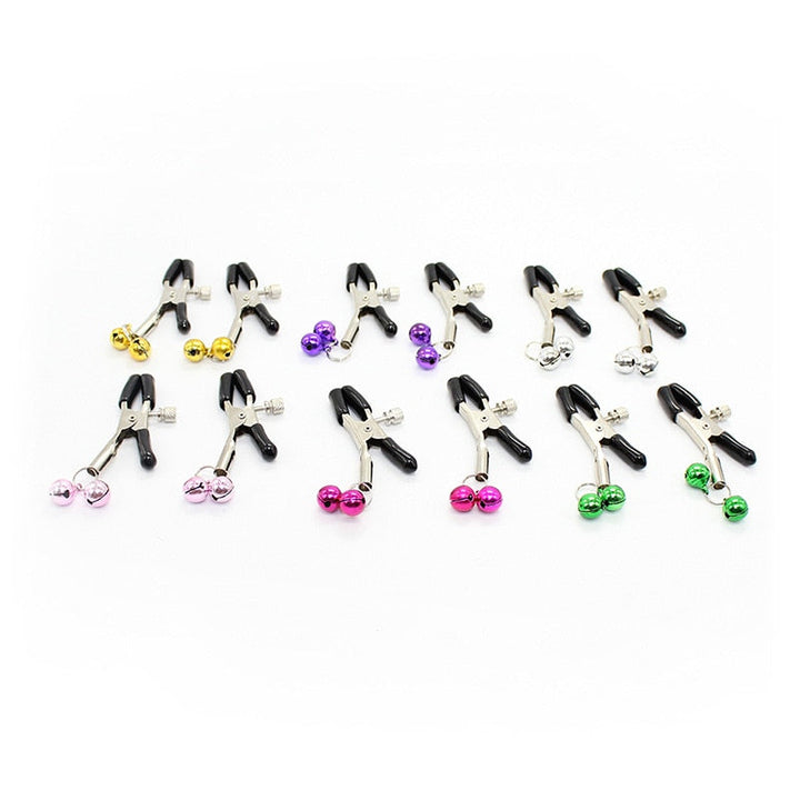 Nipple Clamps with Bells for Adjustable Sensation