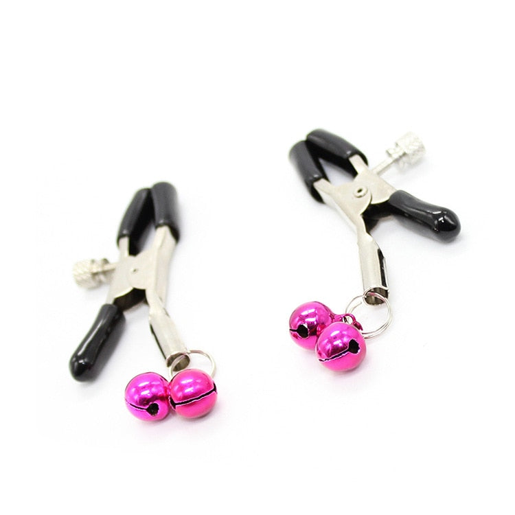 Nipple Clamps with Bells for Adjustable Sensation