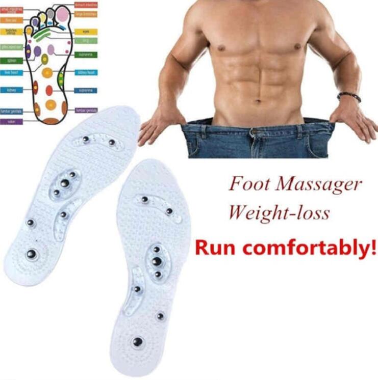 Clear Silicone Massage Insoles for Tired Feet All Day
