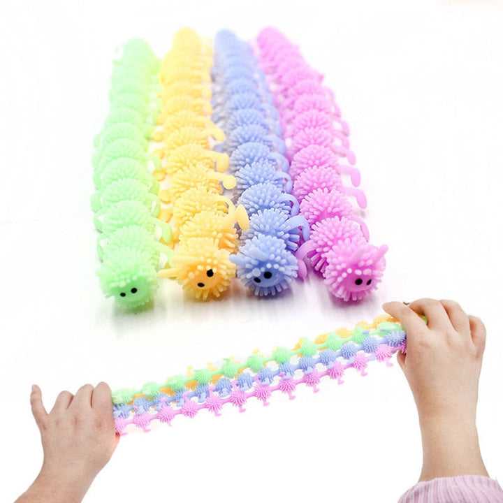 16-Knot Caterpillar Fidget Toy for Stress Relief Play