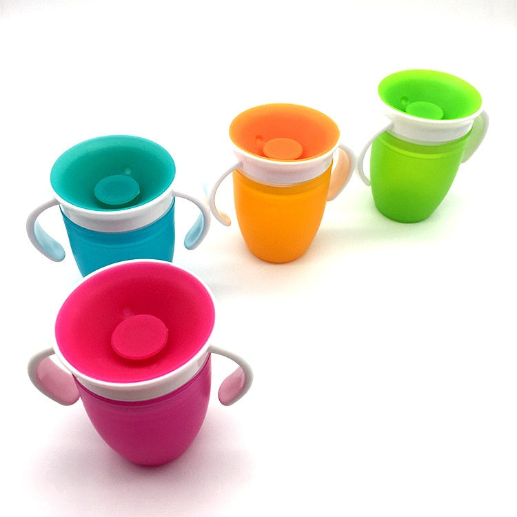 360° Baby Learning Cup – Leak-Resistant 240ML Tumbler