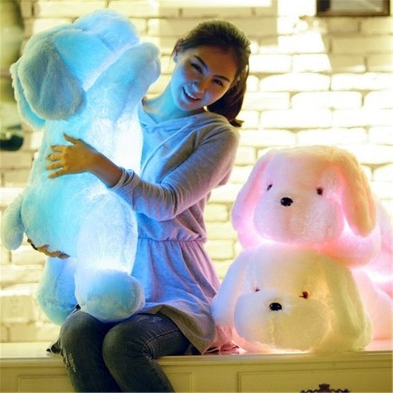 50cm Glowing Dog Plush Toy for Colorful Bedtime Fun for Kids