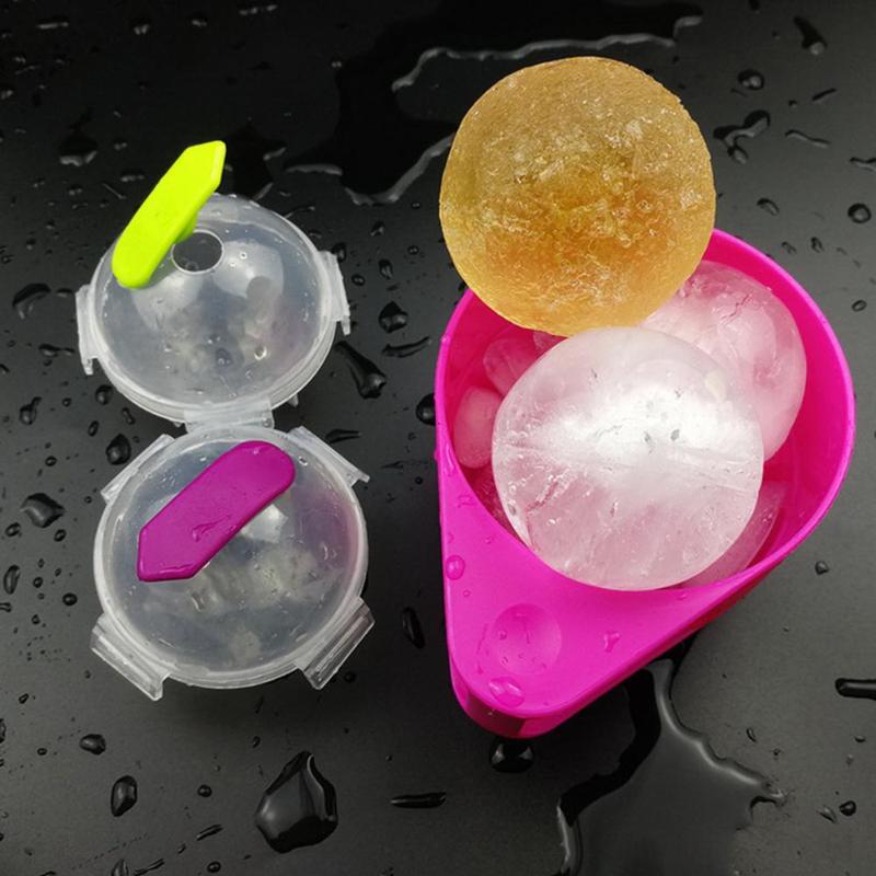 Large Ice Ball Mold for Whiskey: Clear 5cm Spheres