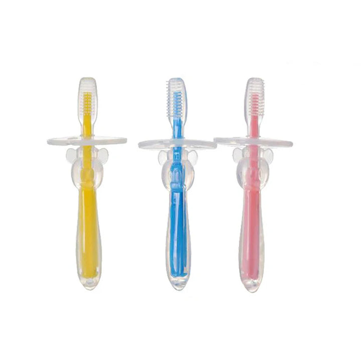 Silicone Baby Teether Toothbrush for Gentle Chewing