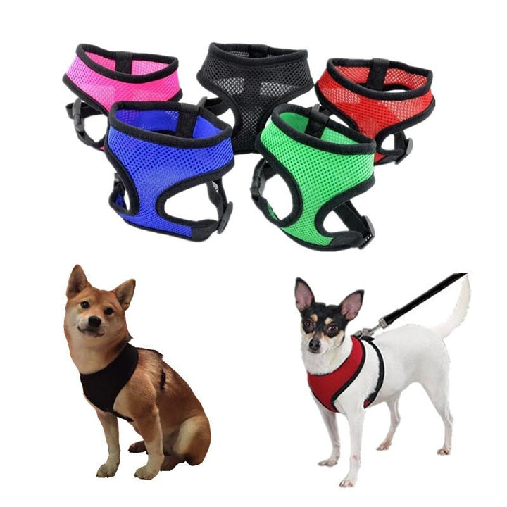Soft Breathable Mesh Dog Harness Vest for Daily Walks