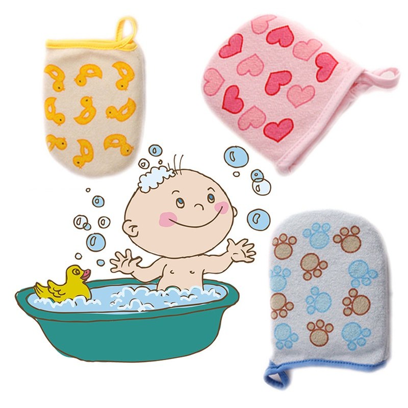 Baby Bath Mitt – Soft Gentle Wash Glove for Babies
