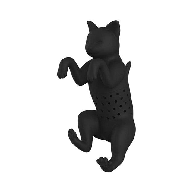 Reusable Cat Tea Infuser Silicone Loose Leaf Strainer