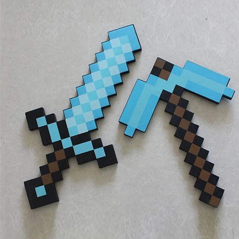 60cm Pixel Foam Sword for Screen-Free Imaginative Adventures