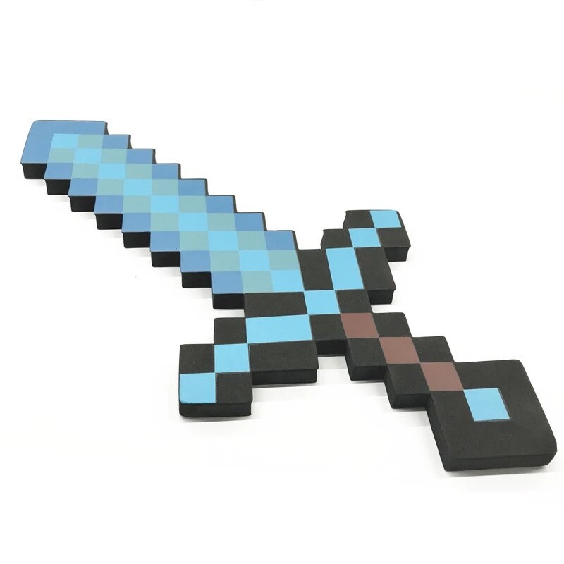 60cm Pixel Foam Sword for Screen-Free Imaginative Adventures