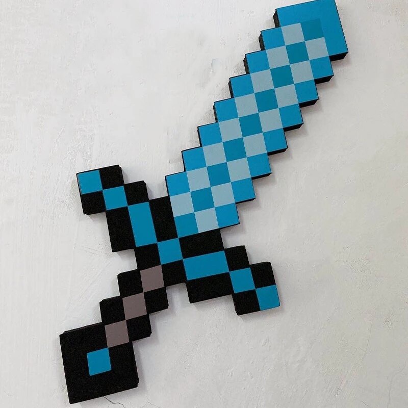60cm Pixel Foam Sword for Screen-Free Imaginative Adventures