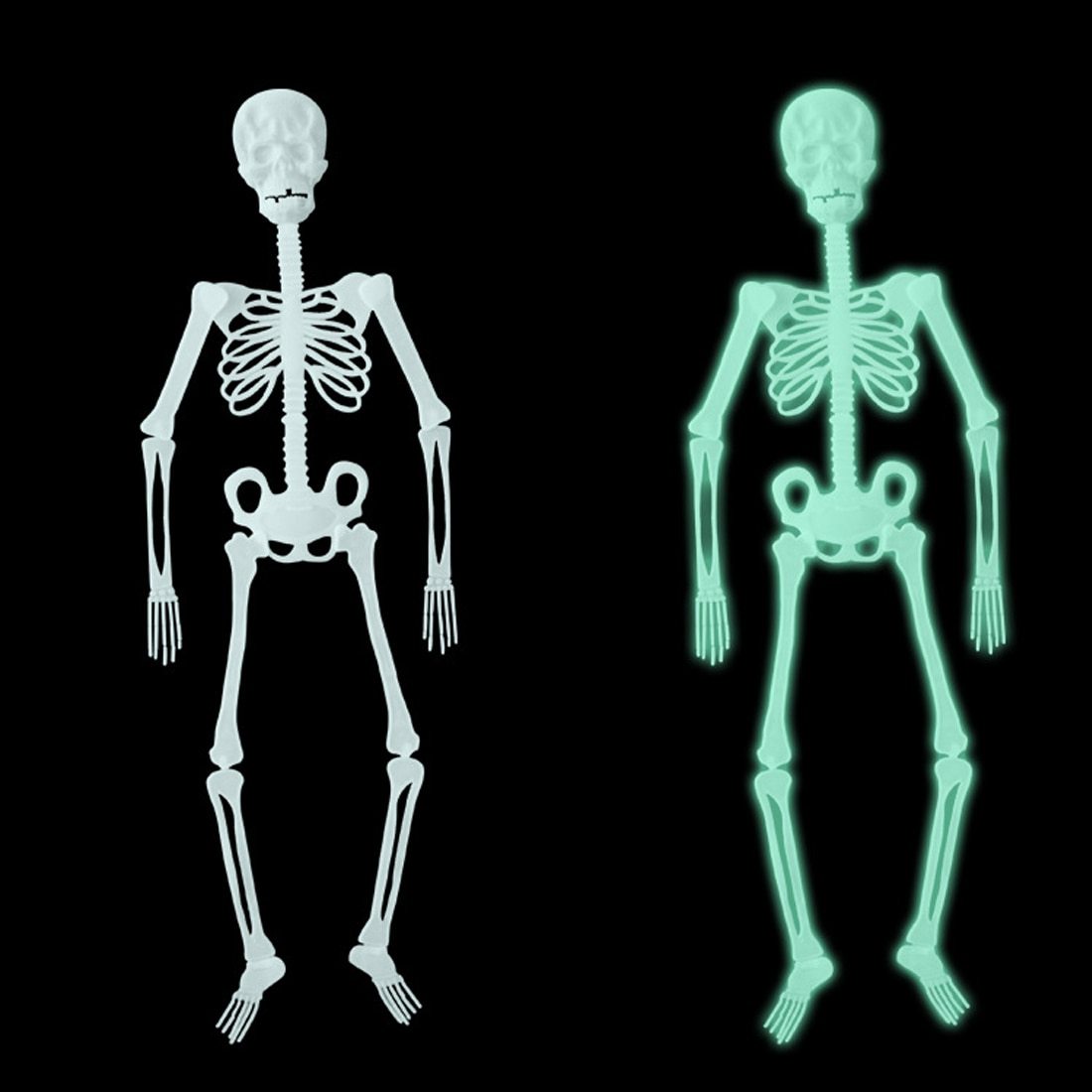 Luminous Movable Skeleton Halloween Yard Decoration