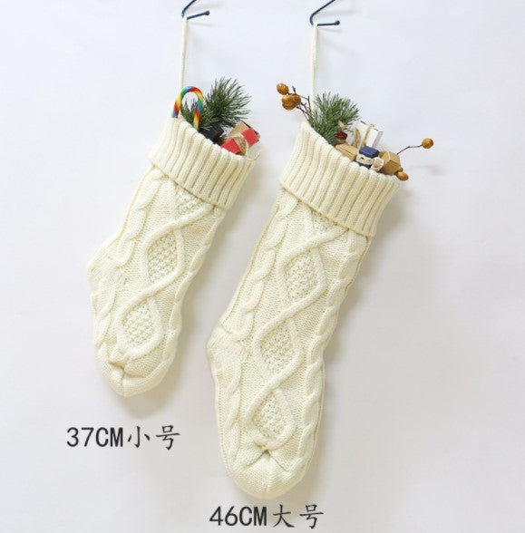 Knitted Christmas Stocking for Cozy Gift-Giving Decor