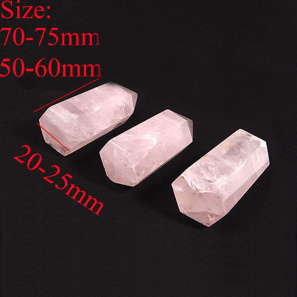 Rose Quartz Crystal Point Decor for Serene Spaces