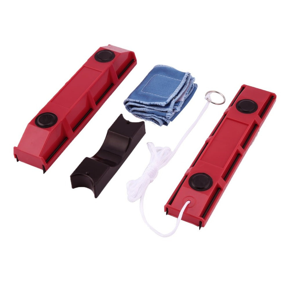 Magnetic Window Cleaner for Single-Pane Glass, Indoors
