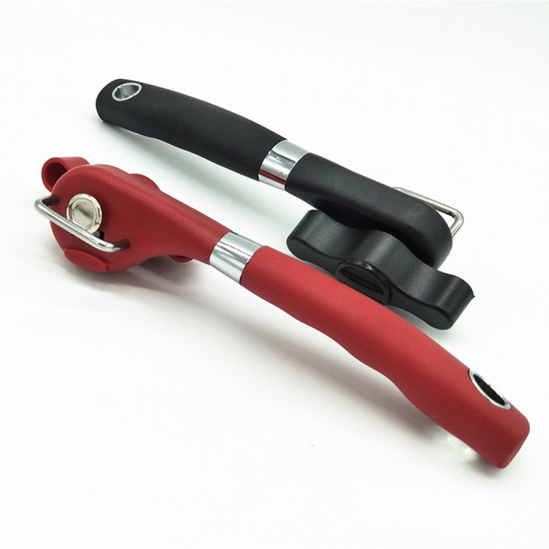 Manual Side-Cut Can Opener with Easy-Grip Handle
