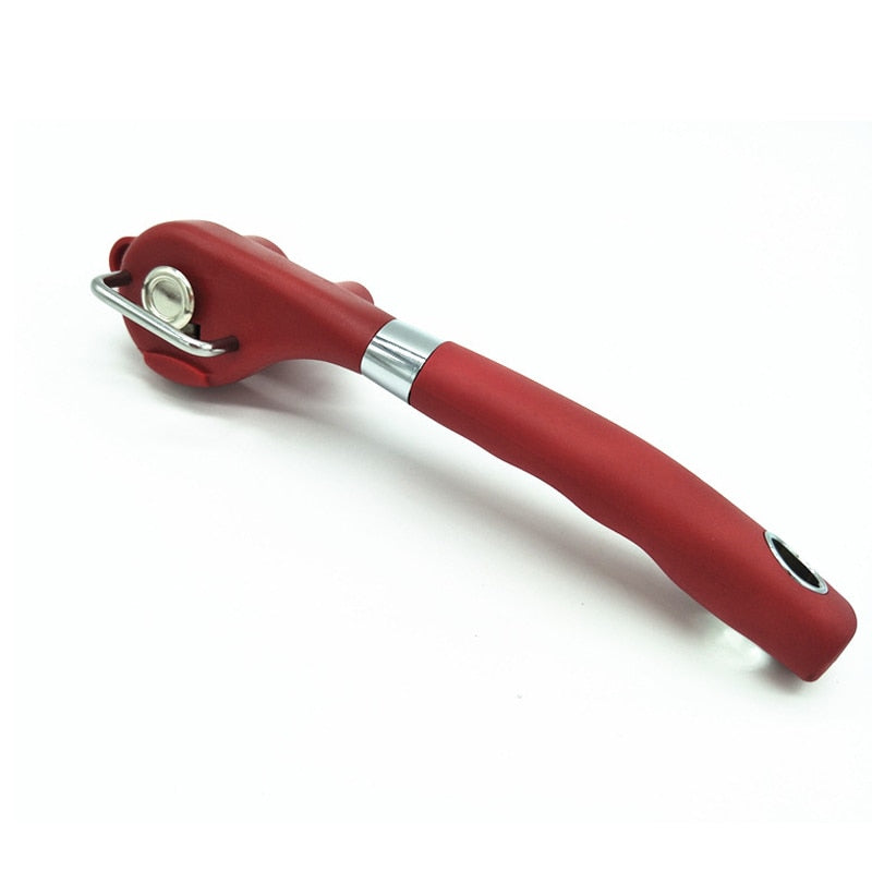 Manual Side-Cut Can Opener with Easy-Grip Handle