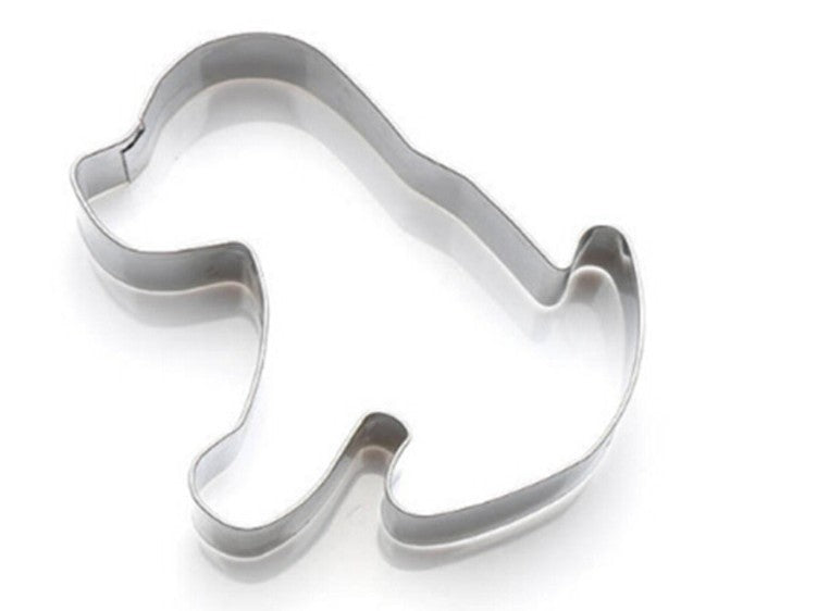 Stainless Steel Dog Cookie Cutter for Fondant & Biscuits