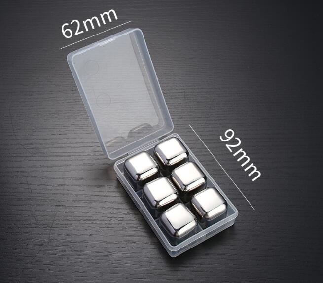 Stainless Steel Whisky Ice Cubes That Never Dilute