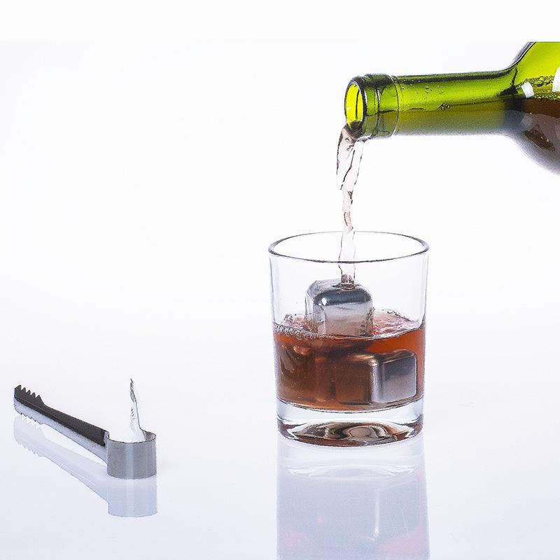 Stainless Steel Whisky Ice Cubes That Never Dilute
