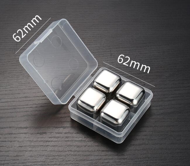 Stainless Steel Whisky Ice Cubes That Never Dilute