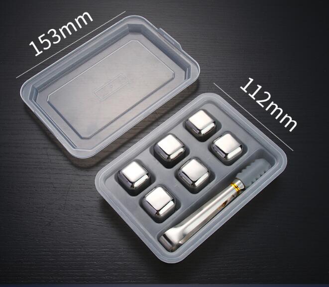 Stainless Steel Whisky Ice Cubes That Never Dilute