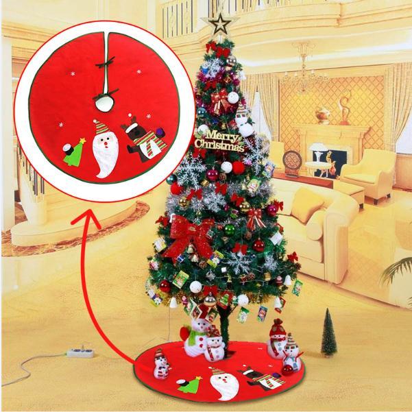 Faux Fur Christmas Tree Skirt for Cozy Holiday Decor