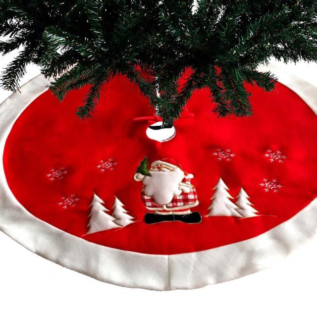 Faux Fur Christmas Tree Skirt for Cozy Holiday Decor