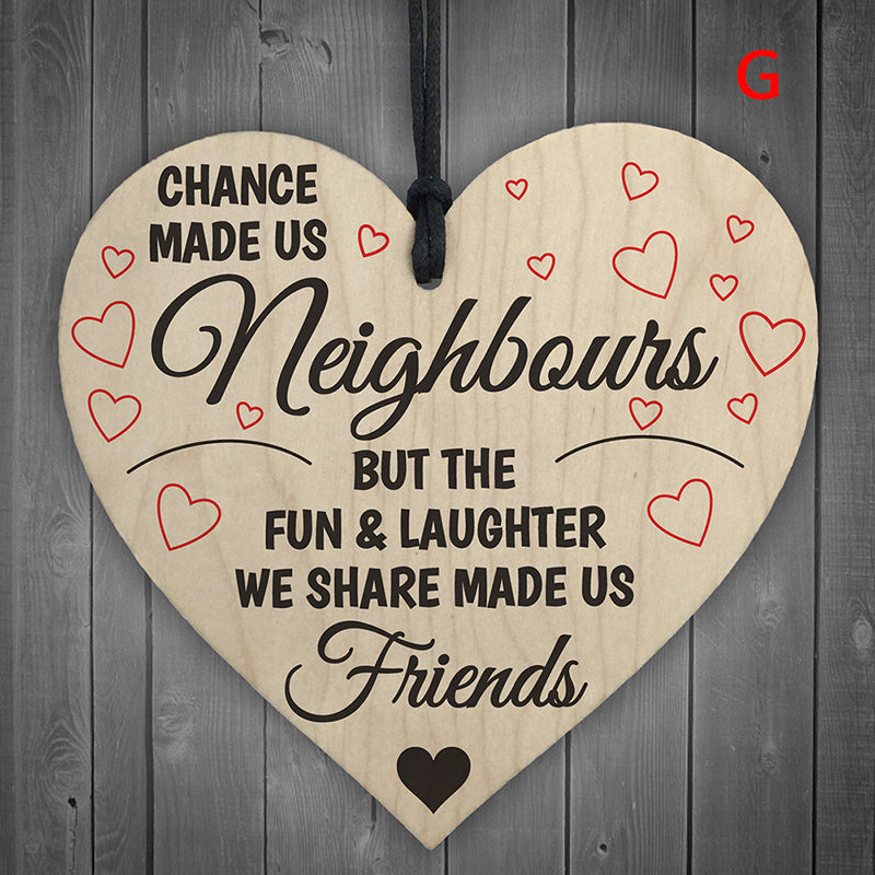 Wooden Heart Christmas Plaque for Meaningful Gifting