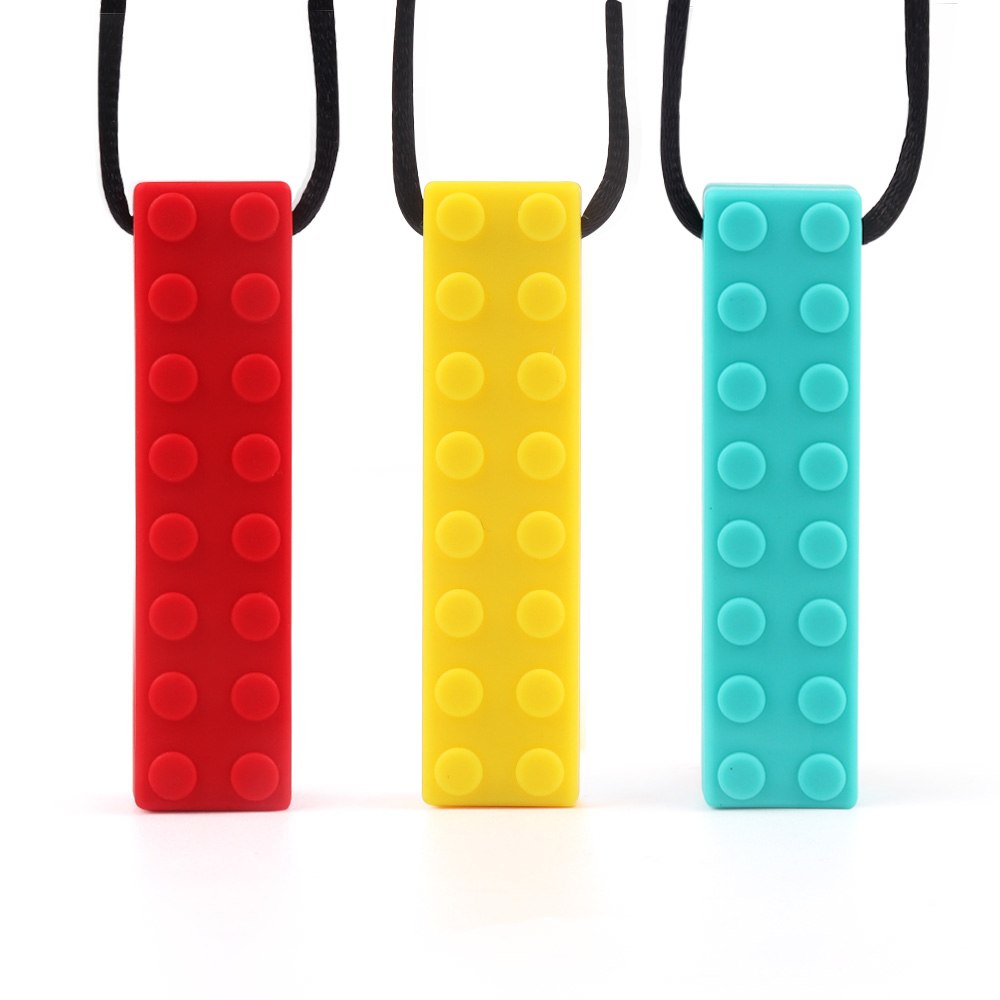 Silicone Baby Teether Pencil Toy for Teething Relief