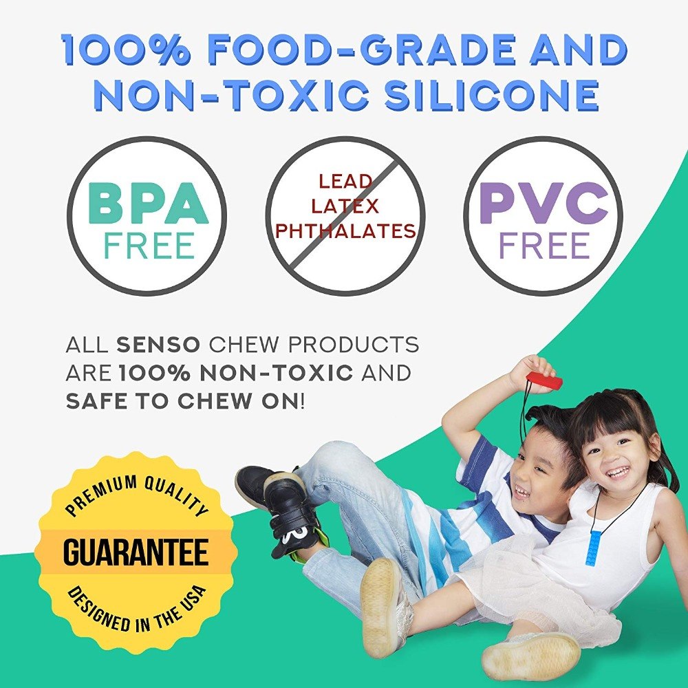 Silicone Baby Teether Pencil Toy for Teething Relief