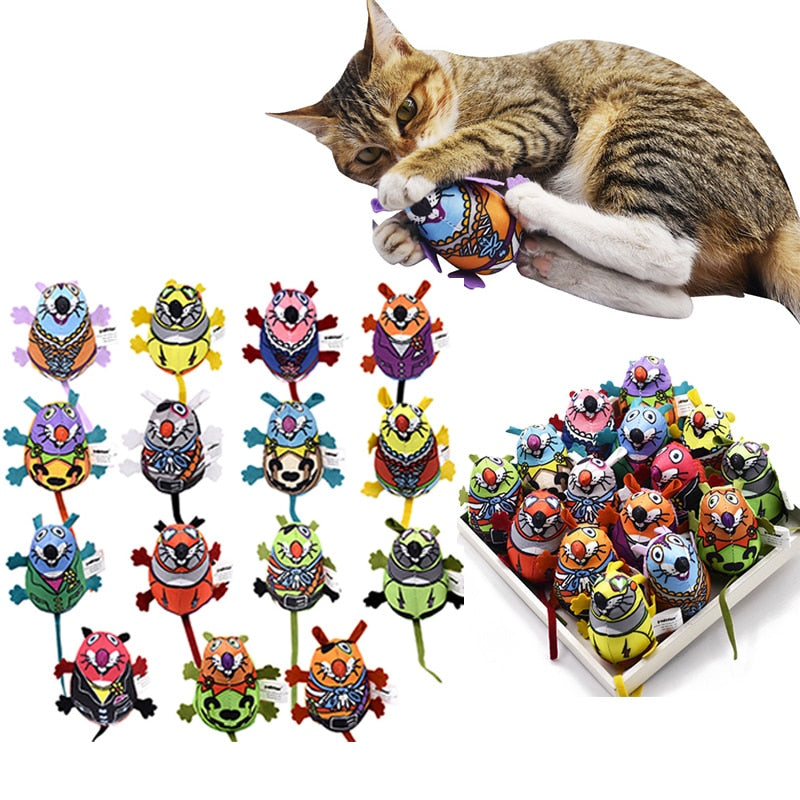 Interactive Catnip Mouse Toy for Indoor Cat Enrichment