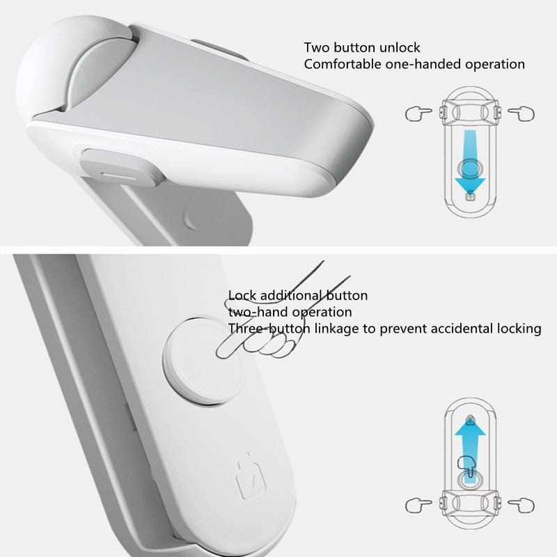 Child Safety Door Handle Lock for No-Drill Peace