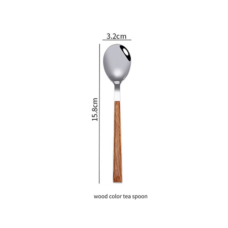 Western Stainless Steel Flatware Set, Faceted Handle