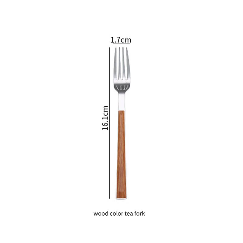 Western Stainless Steel Flatware Set, Faceted Handle