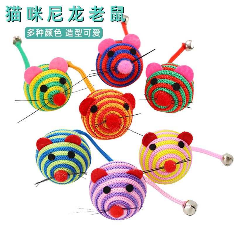 Feathered Sisal Cat Toy for Independent Indoor Play