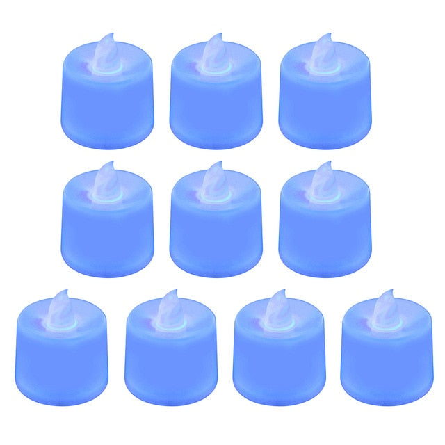 Flameless LED Tea Light Candles for Safe Romantic Glow