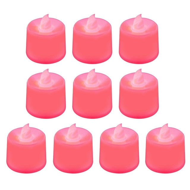 Flameless LED Tea Light Candles for Safe Romantic Glow