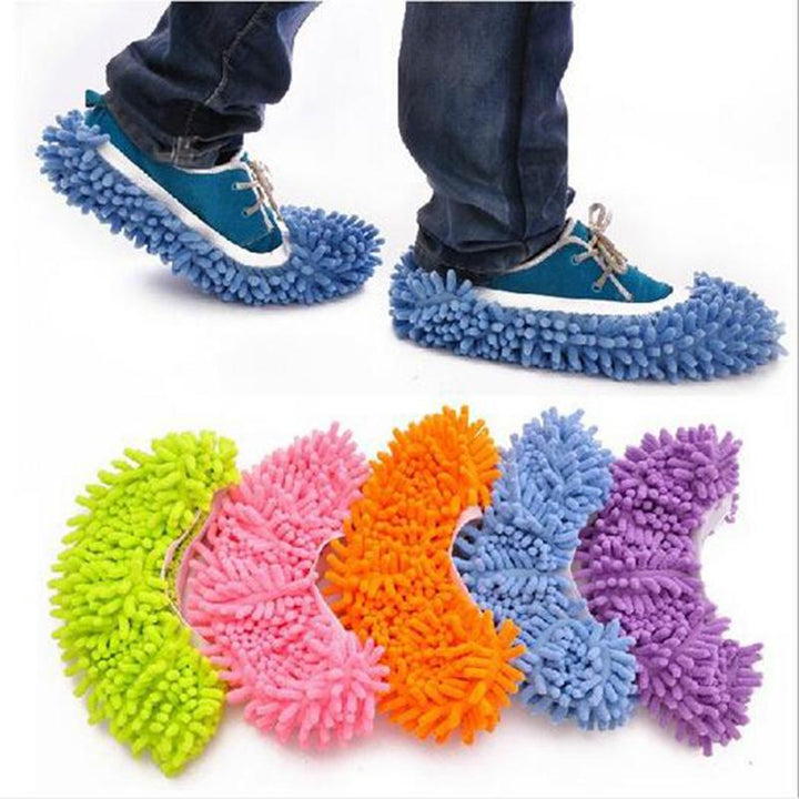 Microfiber Cleaning Shoe Covers Slippers for Dusting Floors