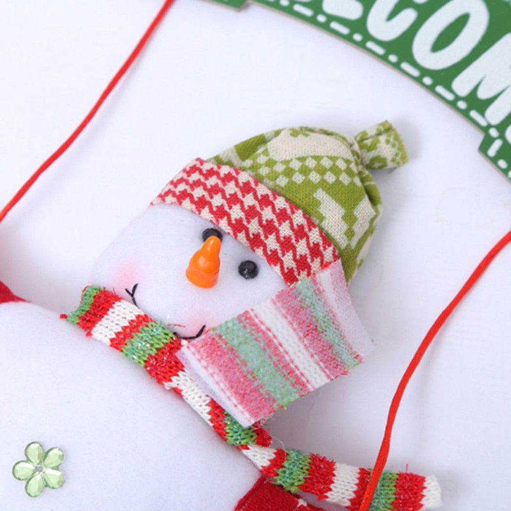Santa Claus Door Hanging Christmas Welcome Decoration