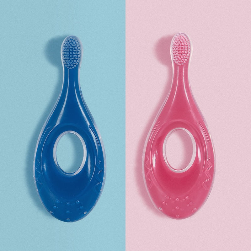 Silicone Baby Training Toothbrush for Gentle Brushing