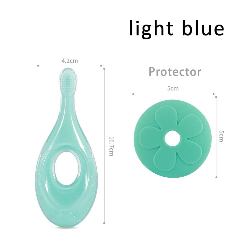 Silicone Baby Training Toothbrush for Gentle Brushing