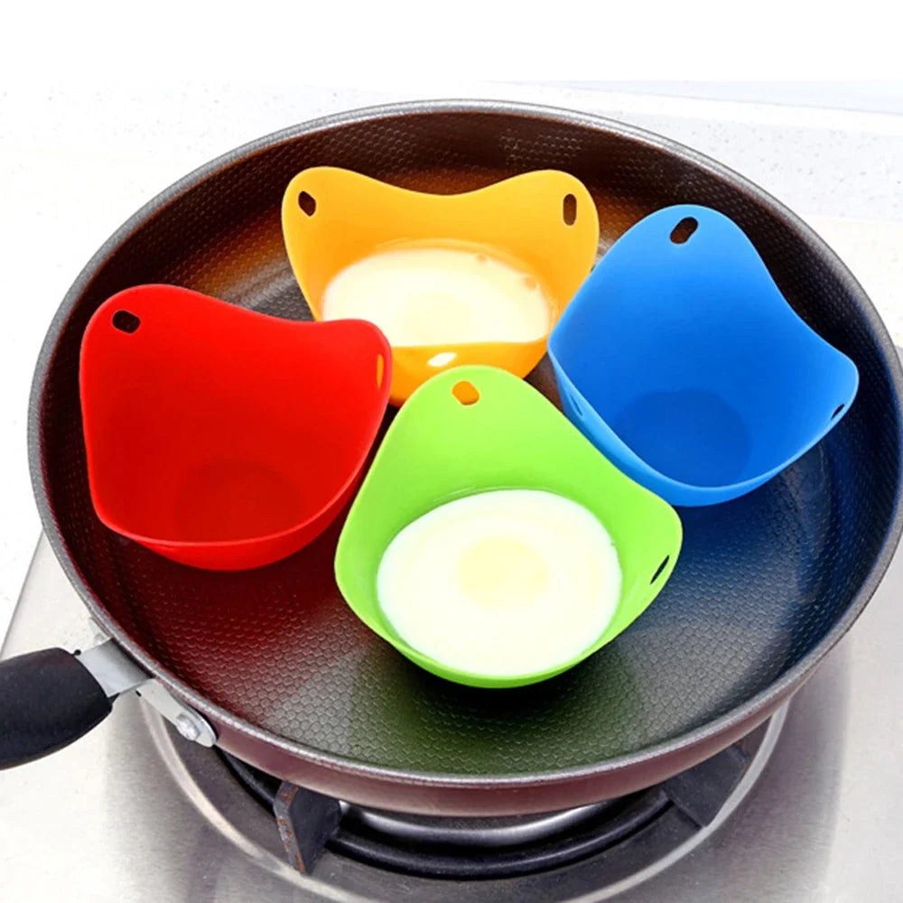 Silicone Egg Poacher Cups for Neat, Round Poached Eggs