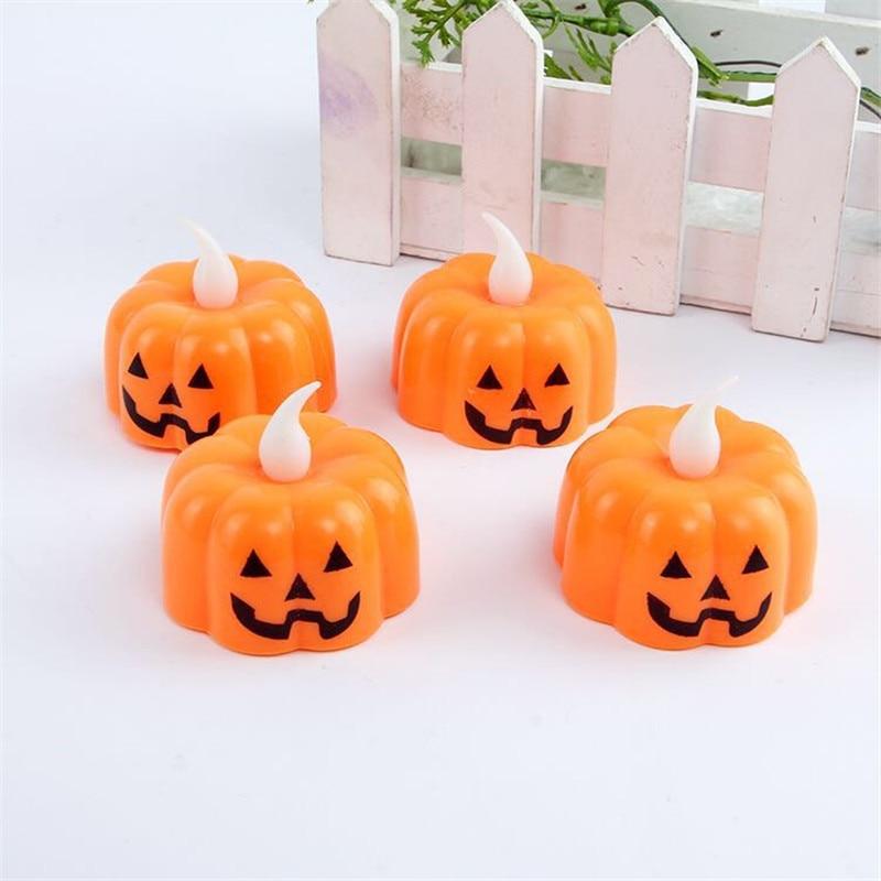 LED Pumpkin Lantern - Flameless Halloween Candle Light