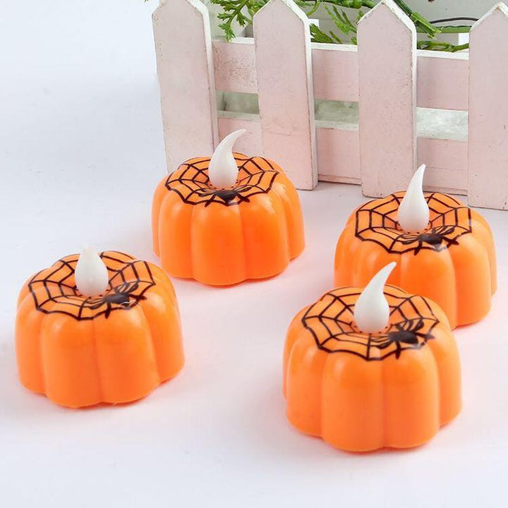 LED Pumpkin Lantern - Flameless Halloween Candle Light
