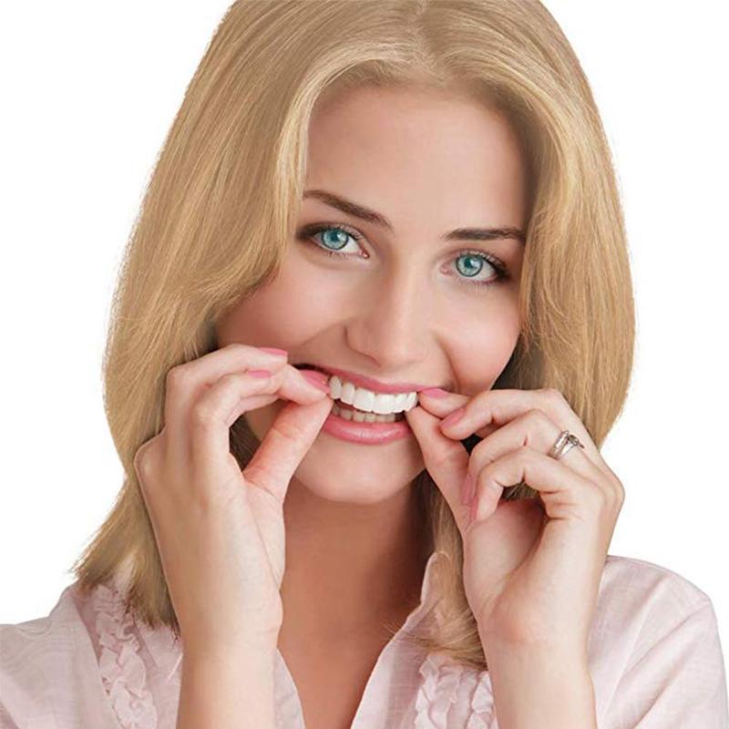 Snap-On Whitening Teeth Veneers for an Instant Smile