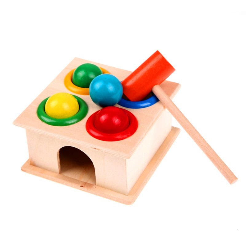Wooden Hammering Toy Box for Early Learning Skills