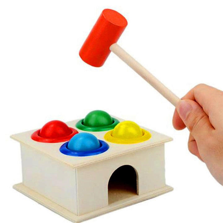 Wooden Hammering Toy Box for Early Learning Skills