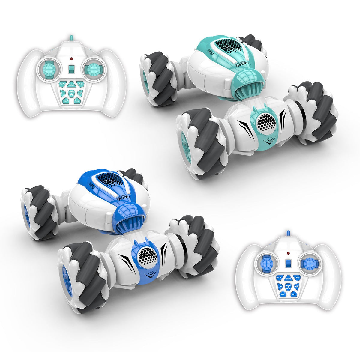 Remote Control Stunt Car Toy With 360° Rolls & Drifts