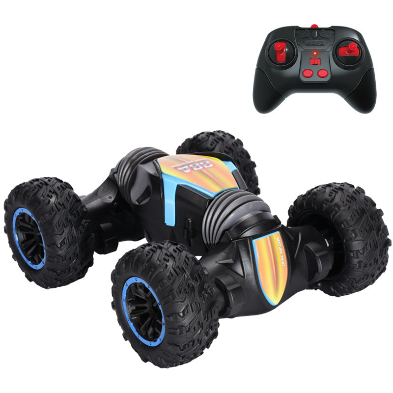 Remote Control Stunt Car With Light-Up Wheels & 4WD