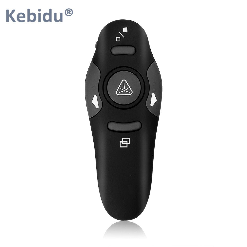 Wireless Presentation Remote with Red Laser Pointer